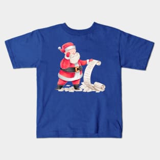 Santa To Do List Kids T-Shirt